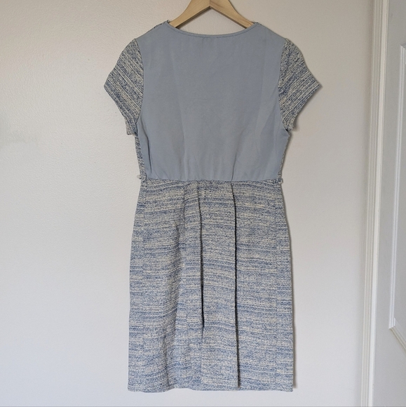 Seraphine Kiara Boucle Maternity Shift Dress | Sky Blue | Size 4 - Picture 3 of 5